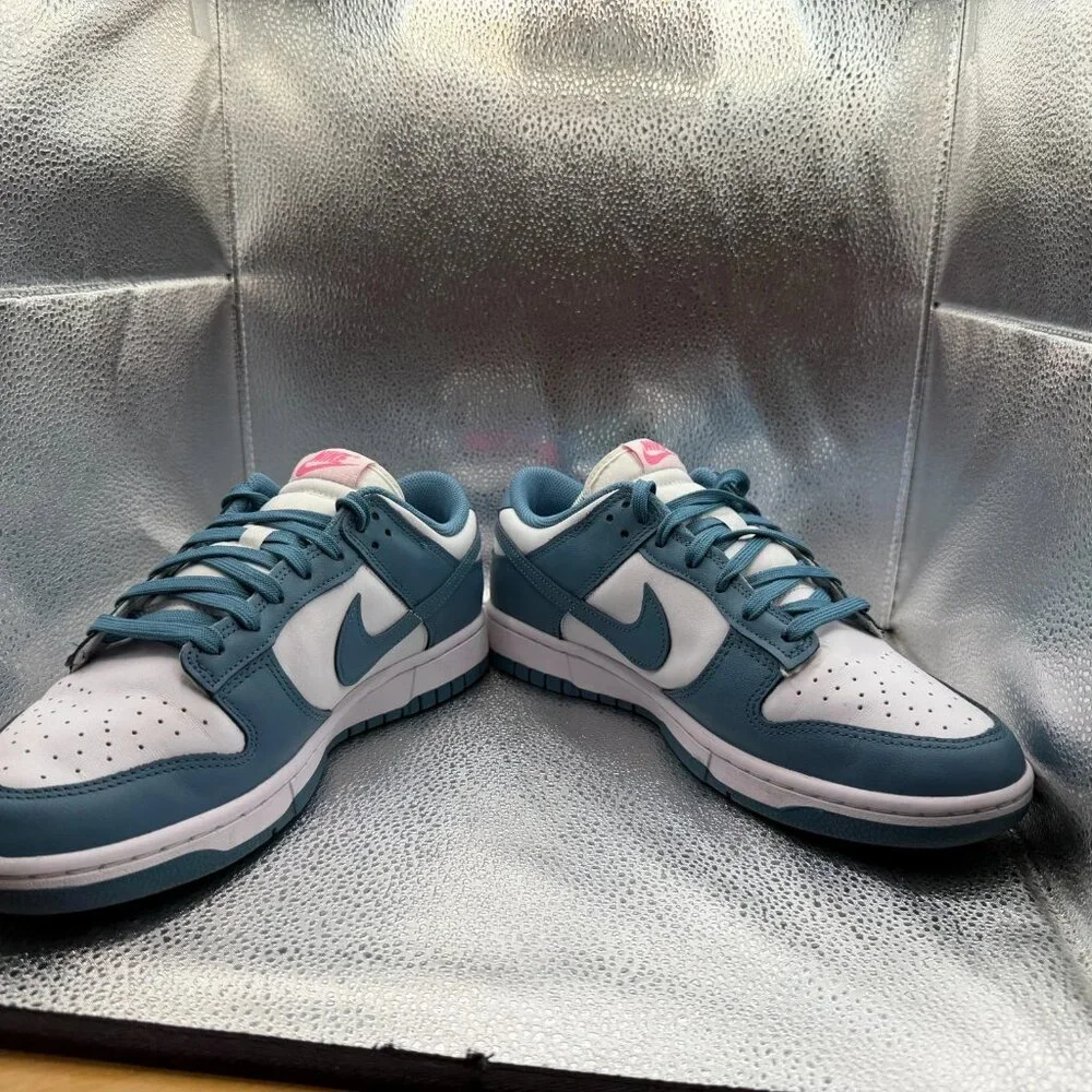 Size 11 Nike Dunk Low South Beach Aqua White Womens Athletic‎ Shoes FJ0739-100